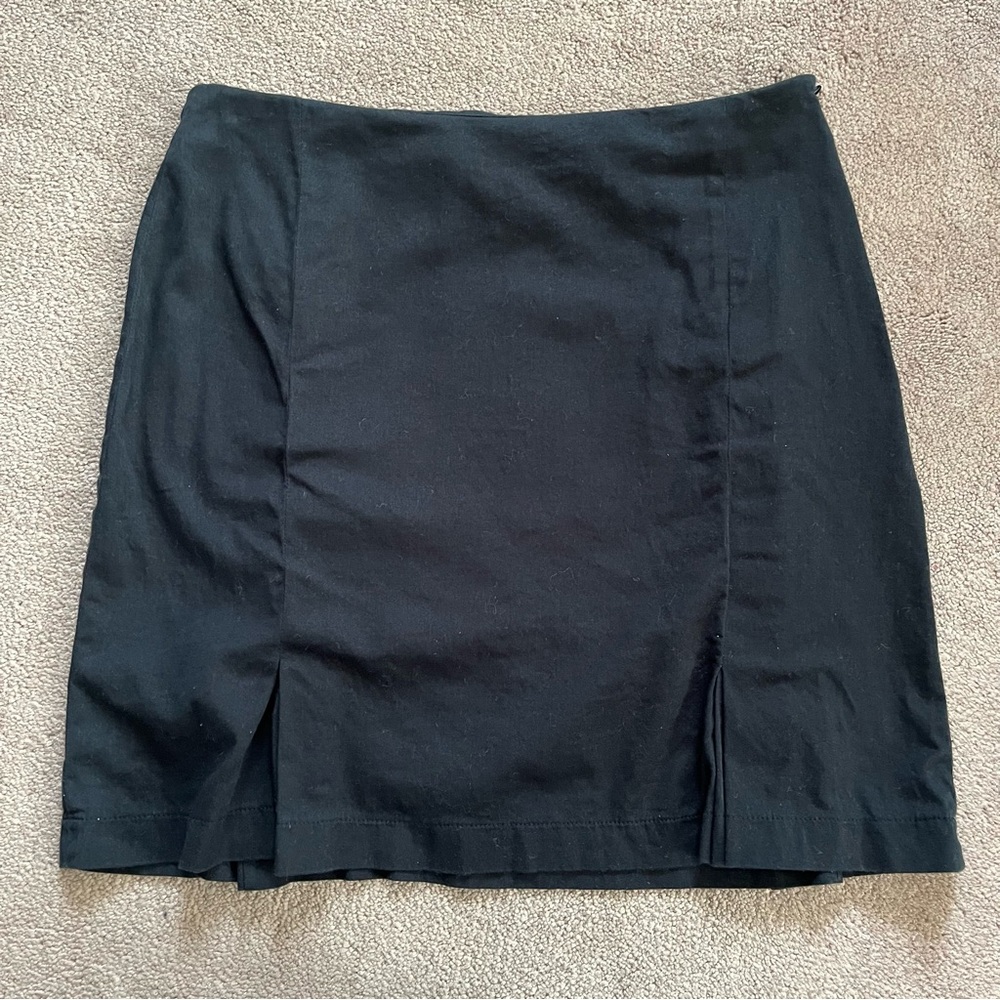 Vintage Mossimo Stretch Women's Kick Pleat Skirt Size 8